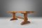 French Rustic Wooden Dining Table, 1950s 2