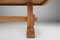 French Rustic Wooden Dining Table, 1950s, Image 11