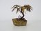 Brass and Stone Palm Tree by Daniel Dhaeseleer, 1970s 1