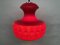 Red Glass Lamp by Peill & Putzler, 1970s, Image 4