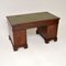 Bureau Victorien Antique en Cuir, 1860s 4