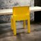 Gelbe Modell 4875 Stühle von Carlo Bartoli für Kartell, 1980er, 2er Set 2
