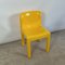 Model 4875 Chairs in Yellow by Carlo Bartoli for Kartell, 1980s, Set of 2 5