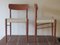 Danish Teak Dining or Side Chairs with Webbing Seats, 1960s, Set of 2 5