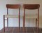 Dänische Ess- oder Beistellstühle aus Teak mit Sitz aus Gurtband, 1960er, 2er Set 2