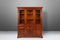 English Wooden Bookcase Cabinet, 1950s, Image 1