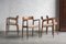 Sillas de comedor modelo 57 de Niels O. Moller para JL Møllers, Dinamarca, años 60. Juego de 4, Imagen 13