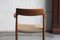 Sillas de comedor modelo 57 de Niels O. Moller para JL Møllers, Dinamarca, años 60. Juego de 4, Imagen 8