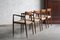Sillas de comedor modelo 57 de Niels O. Moller para JL Møllers, Dinamarca, años 60. Juego de 4, Imagen 11