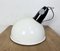 Lampe à Suspension Industrielle Soviétique en Émail Blanc, 1960s 9