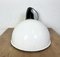 Industrial Soviet White Enamel Pendant Lamp, 1960s 13