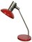 Vintage East German Red Table Lamp from Aka Leuchten, 1970s 1