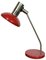 Vintage East German Red Table Lamp from Aka Leuchten, 1970s, Image 1