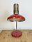 Vintage East German Red Table Lamp from Aka Leuchten, 1970s, Image 13