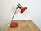 Vintage East German Red Table Lamp from Aka Leuchten, 1970s, Image 10