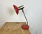 Vintage East German Red Table Lamp from Aka Leuchten, 1970s 2