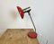 Vintage East German Red Table Lamp from Aka Leuchten, 1970s, Image 2