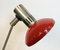 Vintage East German Red Table Lamp from Aka Leuchten, 1970s 11