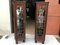 Oak Cabinets with Crystal Glass Doors, 1932, Set of 2 6