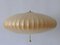 Large Mid-Century Modern Cocoon Pendant Lamp attributed to Goldkant, 1960s 7