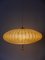 Large Mid-Century Modern Cocoon Pendant Lamp attributed to Goldkant, 1960s 11