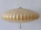 Large Mid-Century Modern Cocoon Pendant Lamp attributed to Goldkant, 1960s 5