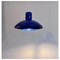 Lámpara colgante danesa vintage en azul, años 60, Imagen 6