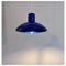 Lámpara colgante danesa vintage en azul, años 60, Imagen 2