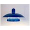 Vintage Scandinavian Blue Layer Pendant Lamp, 1980s 3