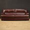 Large Italian Leather Sofa, 1980s 11