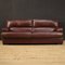 Large Italian Leather Sofa, 1980s, Image 11