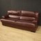 Large Italian Leather Sofa, 1980s 9