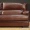 Large Italian Leather Sofa, 1980s 7