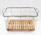 Mid-Centruy French Industrial Trolley Basket Cart, 1950 9