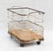 Mid-Centruy French Industrial Trolley Basket Cart, 1950, Image 8