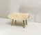 Vintage Wool Pouf, 1950s, Image 2