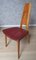 Vintage Stuhl aus Leder & Holz, 1960er 8