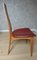 Vintage Leather and Wooden Chair, 1960s 5