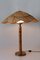Lámpara de mesa Uchiwa Mid-Century moderna de Miranda Ab Sweden, años 60, Imagen 2