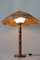 Lámpara de mesa Uchiwa Mid-Century moderna de Miranda Ab Sweden, años 60, Imagen 10