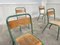 Chaises d'Ecole Tolix, 1950s, Set de 13 3