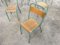 Chaises d'Ecole Tolix, 1950s, Set de 13 5