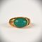 Gold Ring with Turquoise 6