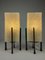 Mid-Century Cubic Table Lamps with Acrylic Shades, 1960s, Set of 2 2