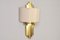 Hollywood Regency Brass Wall Sconce from Lumica BD, 1970, Image 1