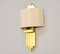 Hollywood Regency Brass Wall Sconce from Lumica BD, 1970 3