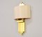 Hollywood Regency Brass Wall Sconce from Lumica BD, 1970, Image 3