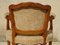 Small Wooden and Velvet Armchairs, Set of 2 9
