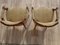 Small Wooden and Velvet Armchairs, Set of 2 12