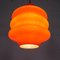 Lampe à Suspension Vintage en Verre Orange, 1970s 12